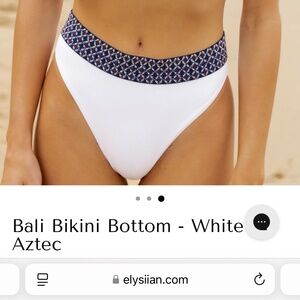 ISO Elysiian Bali bottoms size medium blue or white